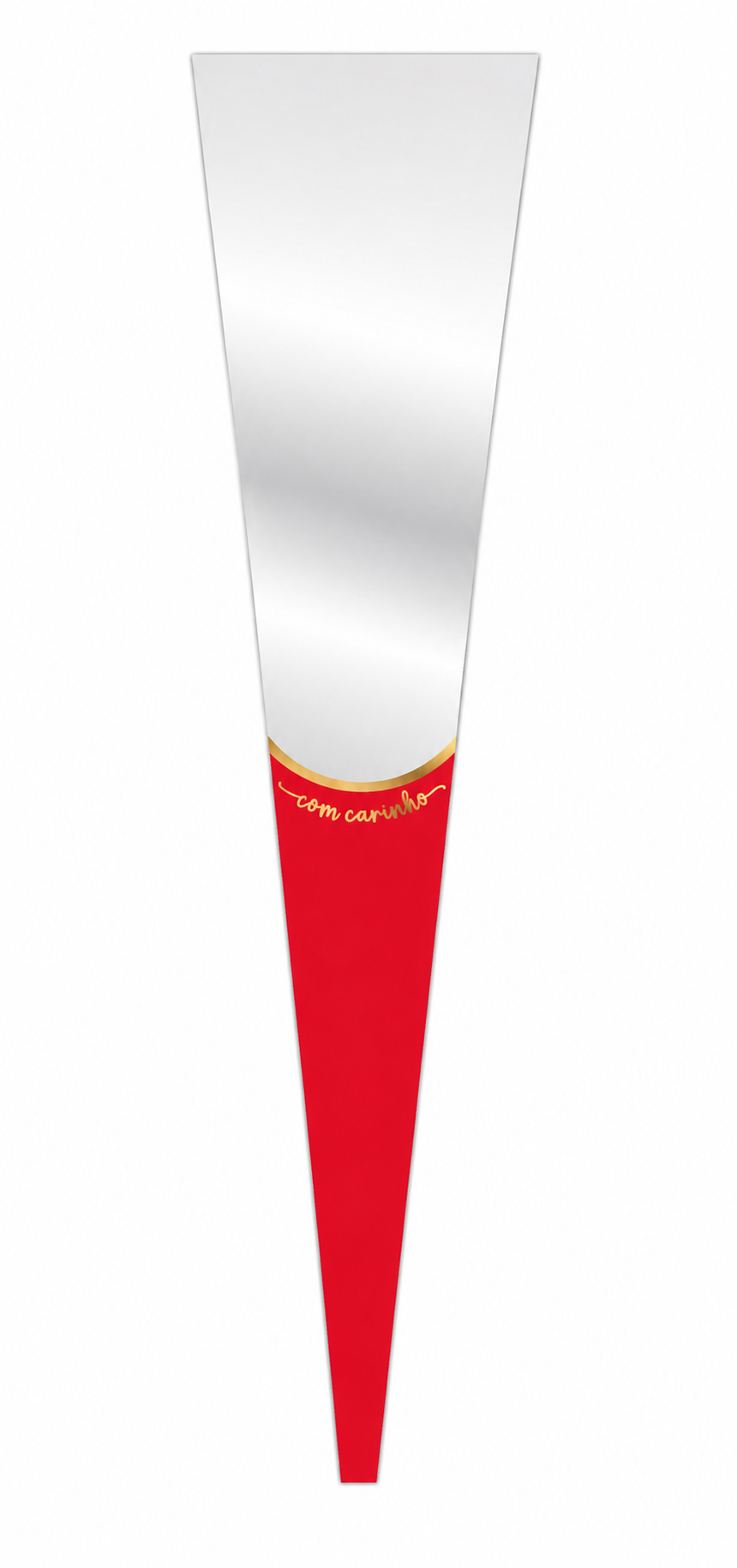 BOTAO CONE ALB C/100 HELENA VERM/OURO
